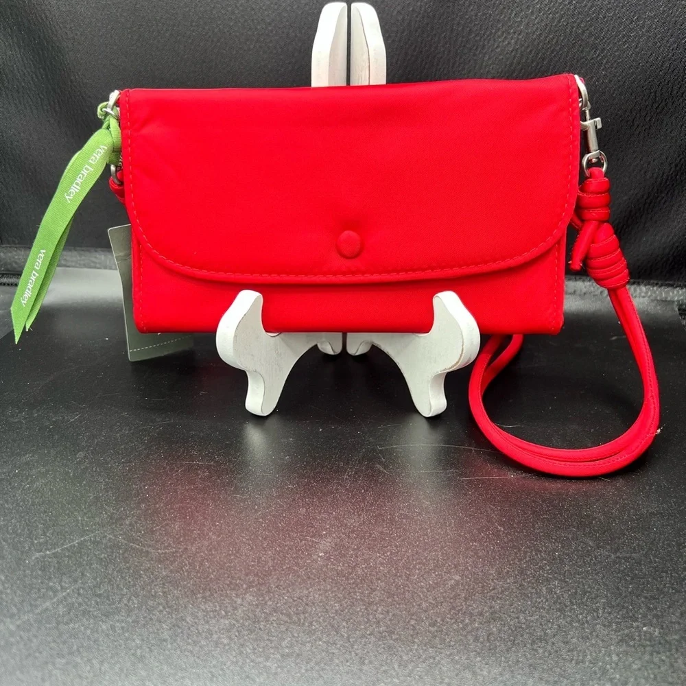 Vera Bradley Goji berry red The Wildwood Wallet / crossbody bag new with tags